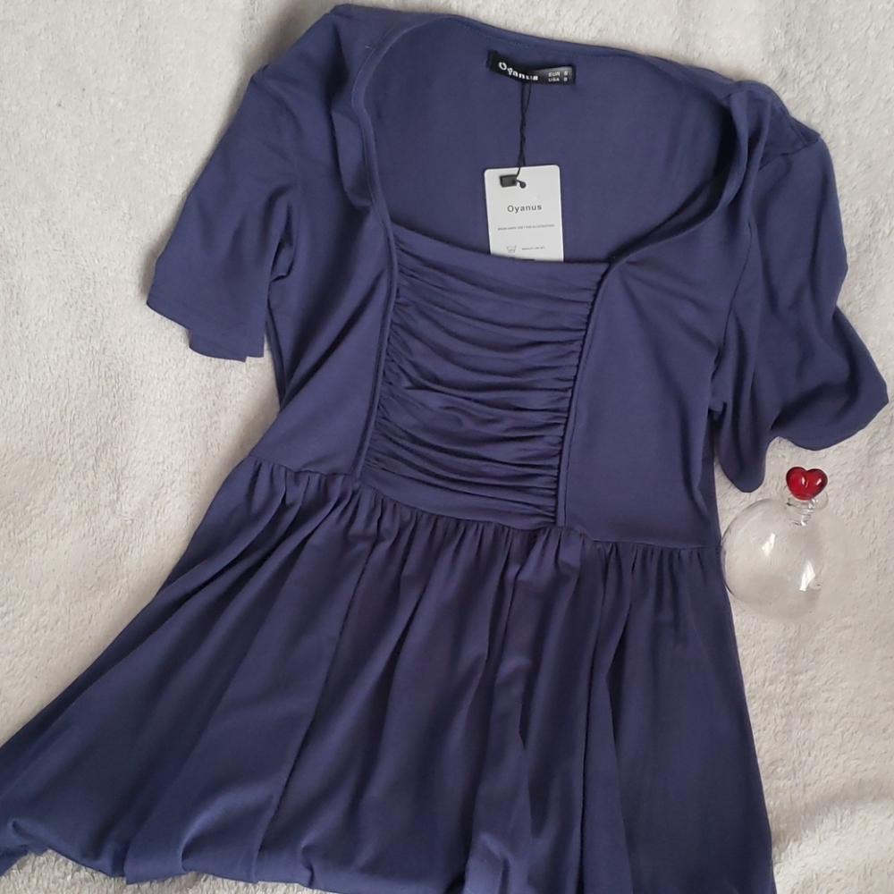 New Navy Blue Top